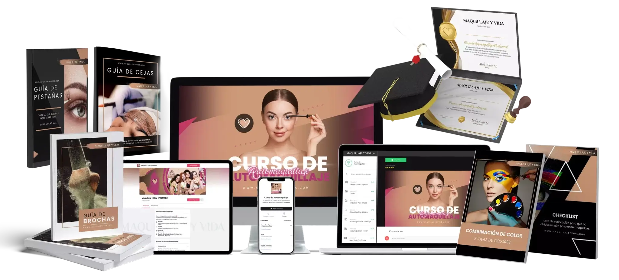 curso de maquillaje online Colombia - Bogota - Medellin